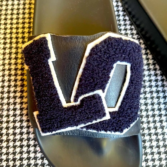 NEW IN BOX Tory Burch LOVE Slide Sandals - Size 6 - Navy and white. Authentic! - Picture 2 of 8